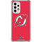 NHL New Jersey Devils Solid Background Galaxy A53 5G Clear Case