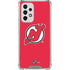 NHL New Jersey Devils Solid Background Galaxy A53 5G Clear Case