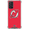 NHL New Jersey Devils Solid Background Galaxy A72 5G Clear Case