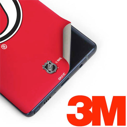NHL New Jersey Devils Solid Background Galaxy Note 9 Skin