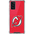 NHL New Jersey Devils Solid Background Galaxy Note20 5G Clear Case