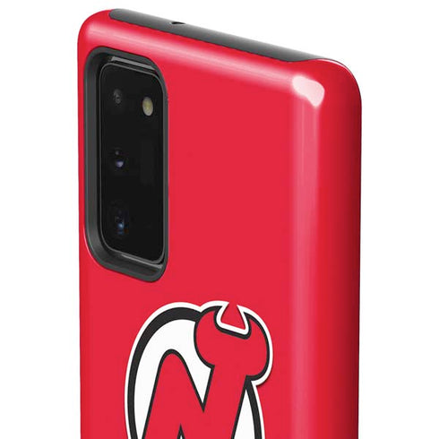 NHL New Jersey Devils Solid Background Galaxy Note20 5G Pro Case