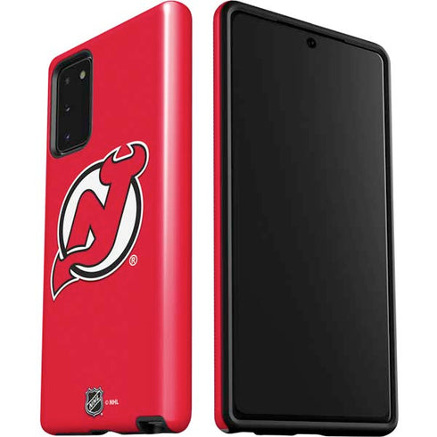 NHL New Jersey Devils Solid Background Galaxy Note20 5G Pro Case