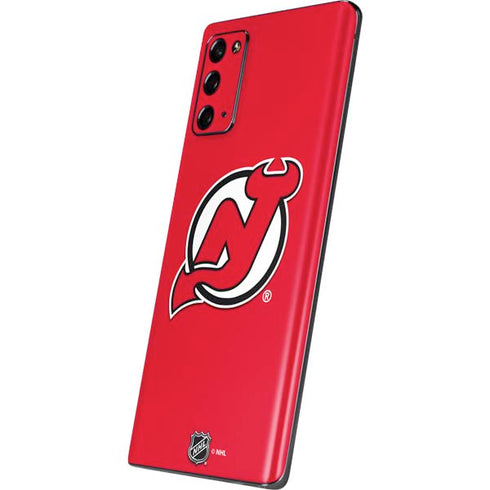 NHL New Jersey Devils Solid Background Galaxy Note20 5G Skin
