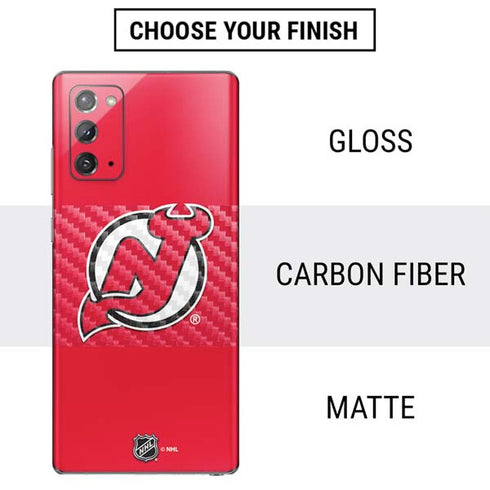 NHL New Jersey Devils Solid Background Galaxy Note20 5G Skin