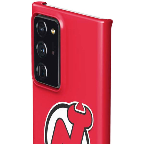 NHL New Jersey Devils Solid Background Galaxy Note20 Ultra 5G Lite Case