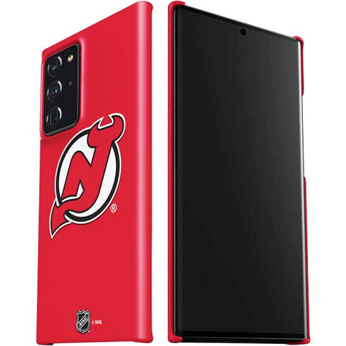 NHL New Jersey Devils Solid Background Galaxy Note20 Ultra 5G Lite Case