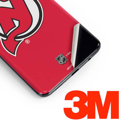 NHL New Jersey Devils Solid Background Galaxy S10e Skin