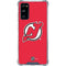 NHL New Jersey Devils Solid Background Galaxy S20 FE Clear Case