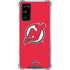 NHL New Jersey Devils Solid Background Galaxy S20 FE Clear Case