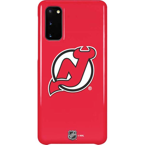 NHL New Jersey Devils Solid Background Galaxy S20 Lite Case