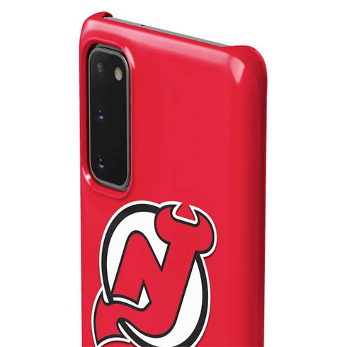 NHL New Jersey Devils Solid Background Galaxy S20 Lite Case