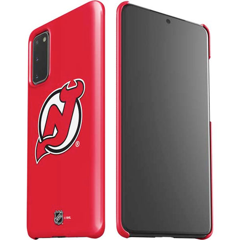 NHL New Jersey Devils Solid Background Galaxy S20 Lite Case