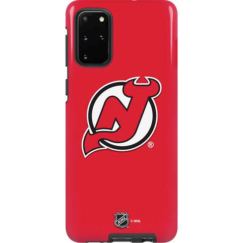 NHL New Jersey Devils Solid Background Galaxy S20 Plus Pro Case