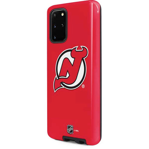 NHL New Jersey Devils Solid Background Galaxy S20 Plus Pro Case