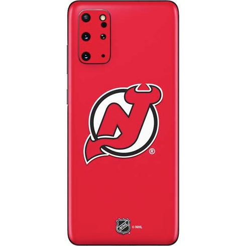 NHL New Jersey Devils Solid Background Galaxy S20 Plus Skin