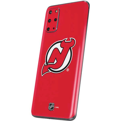 NHL New Jersey Devils Solid Background Galaxy S20 Plus Skin