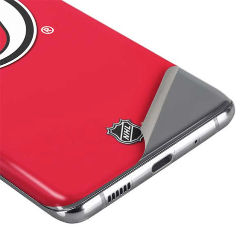 NHL New Jersey Devils Solid Background Galaxy S20 Skin
