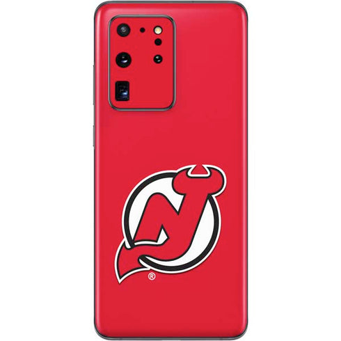 NHL New Jersey Devils Solid Background Galaxy S20 Ultra 5G Skin