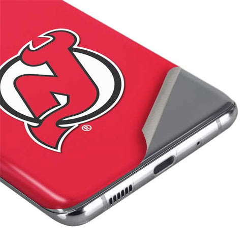NHL New Jersey Devils Solid Background Galaxy S20 Ultra 5G Skin