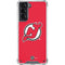 NHL New Jersey Devils Solid Background Galaxy S21 5G Clear Case