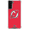 NHL New Jersey Devils Solid Background Galaxy S21 FE Clear Case