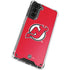 NHL New Jersey Devils Solid Background Galaxy S21 Plus 5G Clear Case