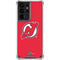 NHL New Jersey Devils Solid Background Galaxy S21 Ultra 5G Clear Case