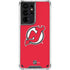NHL New Jersey Devils Solid Background Galaxy S21 Ultra 5G Clear Case
