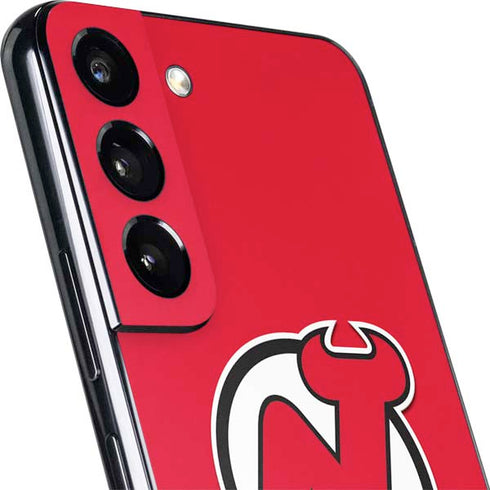 NHL New Jersey Devils Solid Background Galaxy S22 Skin