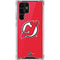 NHL New Jersey Devils Solid Background Galaxy S22 Ultra Clear Case