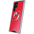 NHL New Jersey Devils Solid Background Galaxy S22 Ultra Clear Case