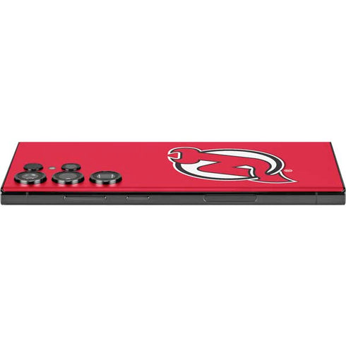 NHL New Jersey Devils Solid Background Galaxy S23 Ultra Skin