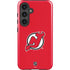 NHL New Jersey Devils Solid Background Galaxy S24 Impact Case