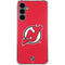 NHL New Jersey Devils Solid Background Galaxy S24 Plus Clear Case