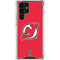 NHL New Jersey Devils Solid Background Galaxy S24 Ultra Clear Case