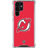 NHL New Jersey Devils Solid Background Galaxy S24 Ultra Clear Case