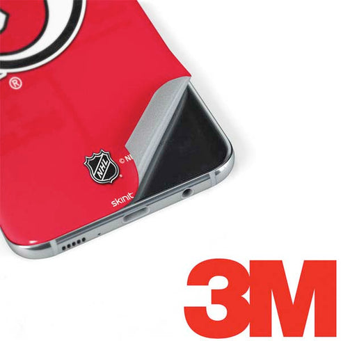 NHL New Jersey Devils Solid Background Galaxy S8 Skin