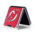 NHL New Jersey Devils Solid Background Galaxy Z Flip5 5G Clear Case