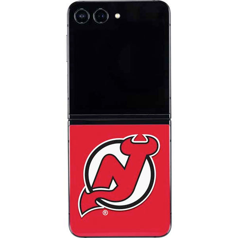 NHL New Jersey Devils Solid Background Galaxy Z Flip5 5G Skin