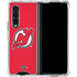 NHL New Jersey Devils Solid Background Galaxy Z Fold4 5G Clear Case