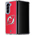 NHL New Jersey Devils Solid Background Galaxy Z Fold5 5G Clear Case