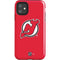 NHL New Jersey Devils Solid Background iPhone 11 Impact Case