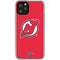 NHL New Jersey Devils Solid Background iPhone 11 Pro Clear Case