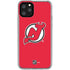 NHL New Jersey Devils Solid Background iPhone 11 Pro Clear Case