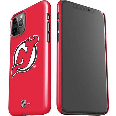 NHL New Jersey Devils Solid Background iPhone 11 Pro Lite Case