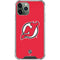 NHL New Jersey Devils Solid Background iPhone 11 Pro Max Clear Case