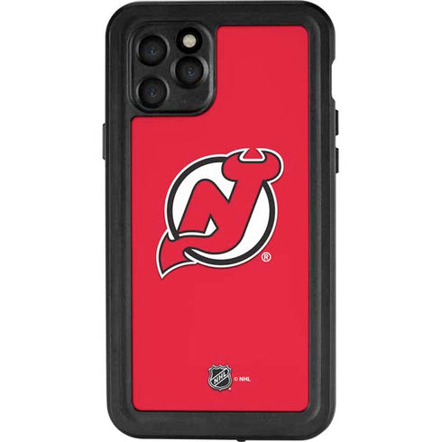 NHL New Jersey Devils Solid Background iPhone 11 Pro Waterproof Case