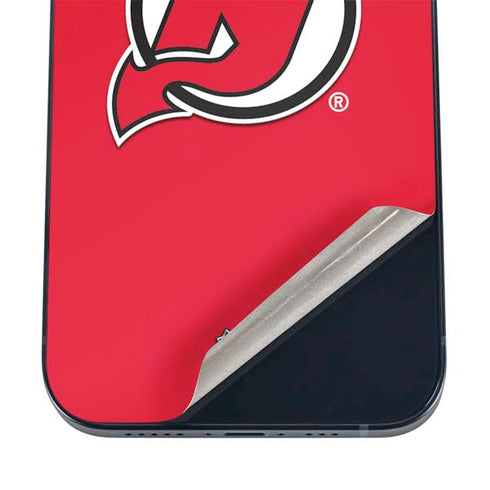 NHL New Jersey Devils Solid Background iPhone 12 Mini Skin