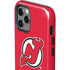 NHL New Jersey Devils Solid Background iPhone 12 Pro Impact Case